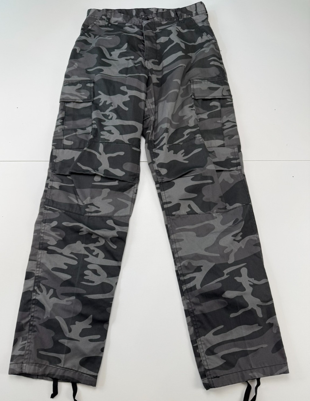 Rothco Ultra Force BDU Pants Small Regular Urban Camo Black Gray Cargo Military
